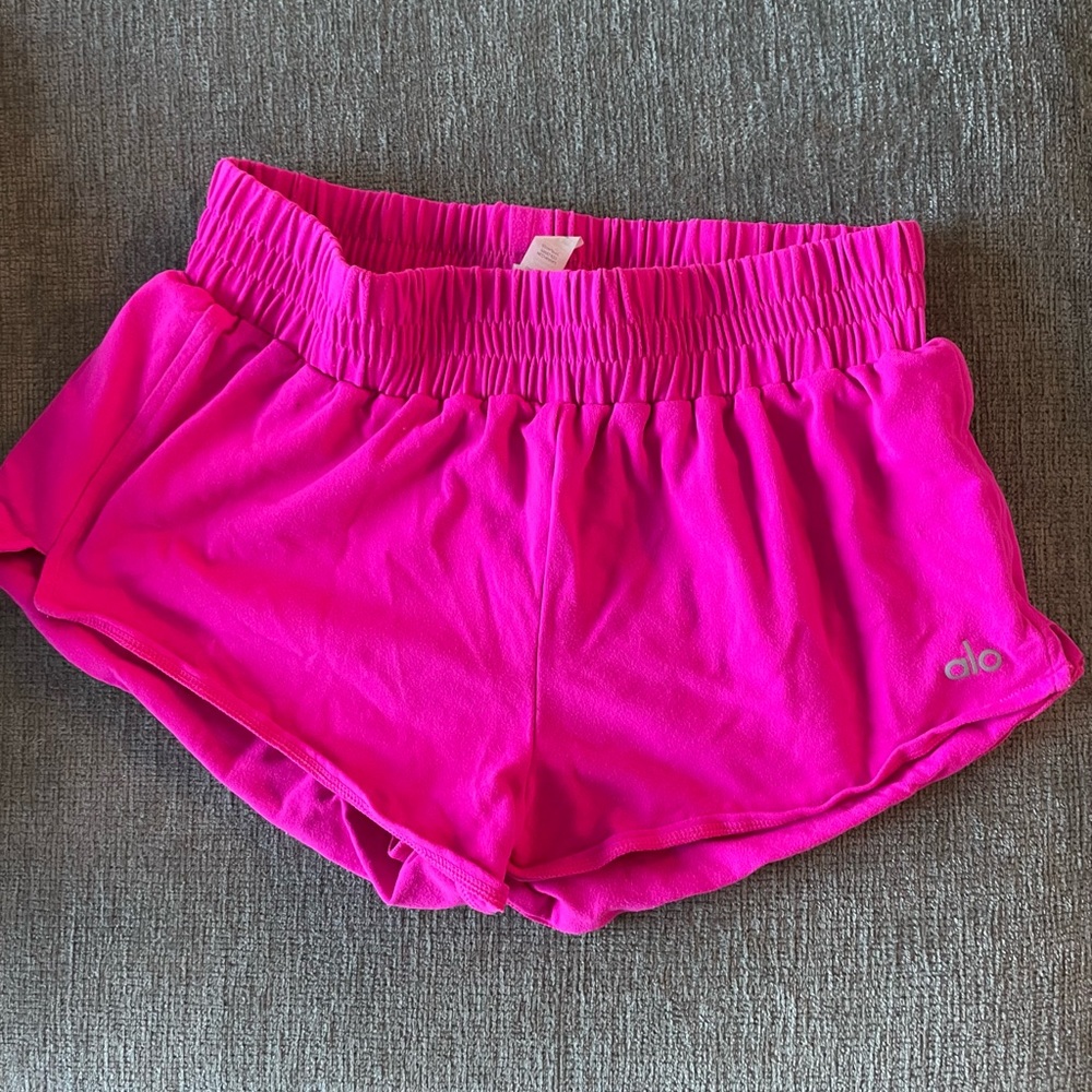 Alo Pink Shorts XXS